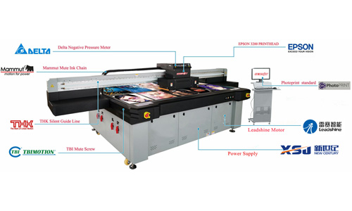 Precautions for installation of UV flatbed printer