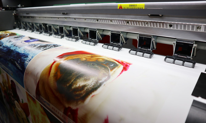 The Working Large Format Banner Printer Suddenly Stopped Printing